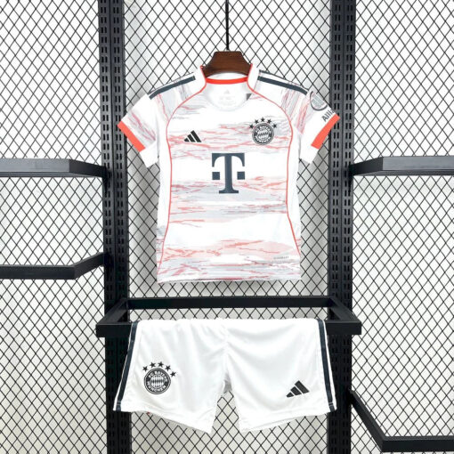 2025/2026 Bayern Munchen Away Football Shirt Kids Size
