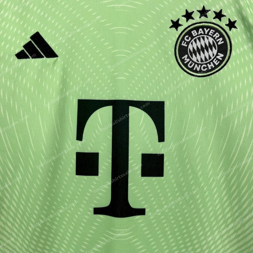 2025/2026 Bayern Munchen Goalkeeper Football Shirt Kids Size - Detail 2