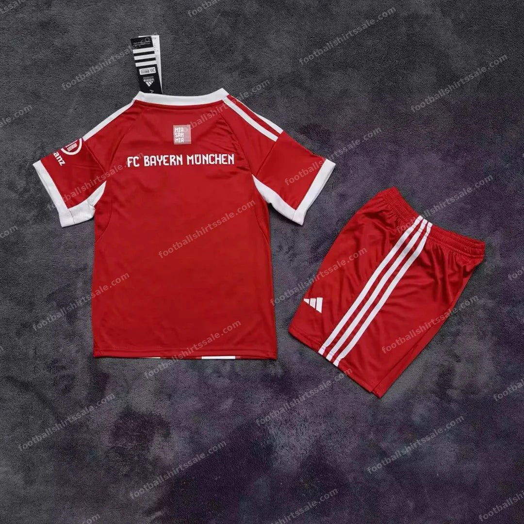 2025/2026 Bayern Munchen Home Football Shirt Kids Size - Detail 1