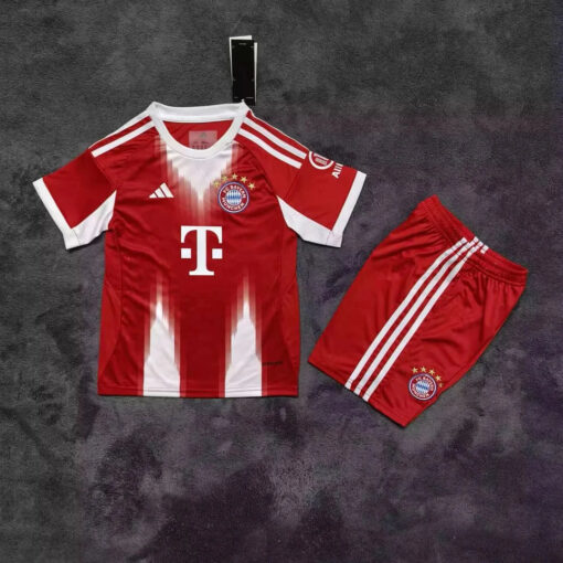 2025/2026 Bayern Munchen Home Football Shirt Kids Size