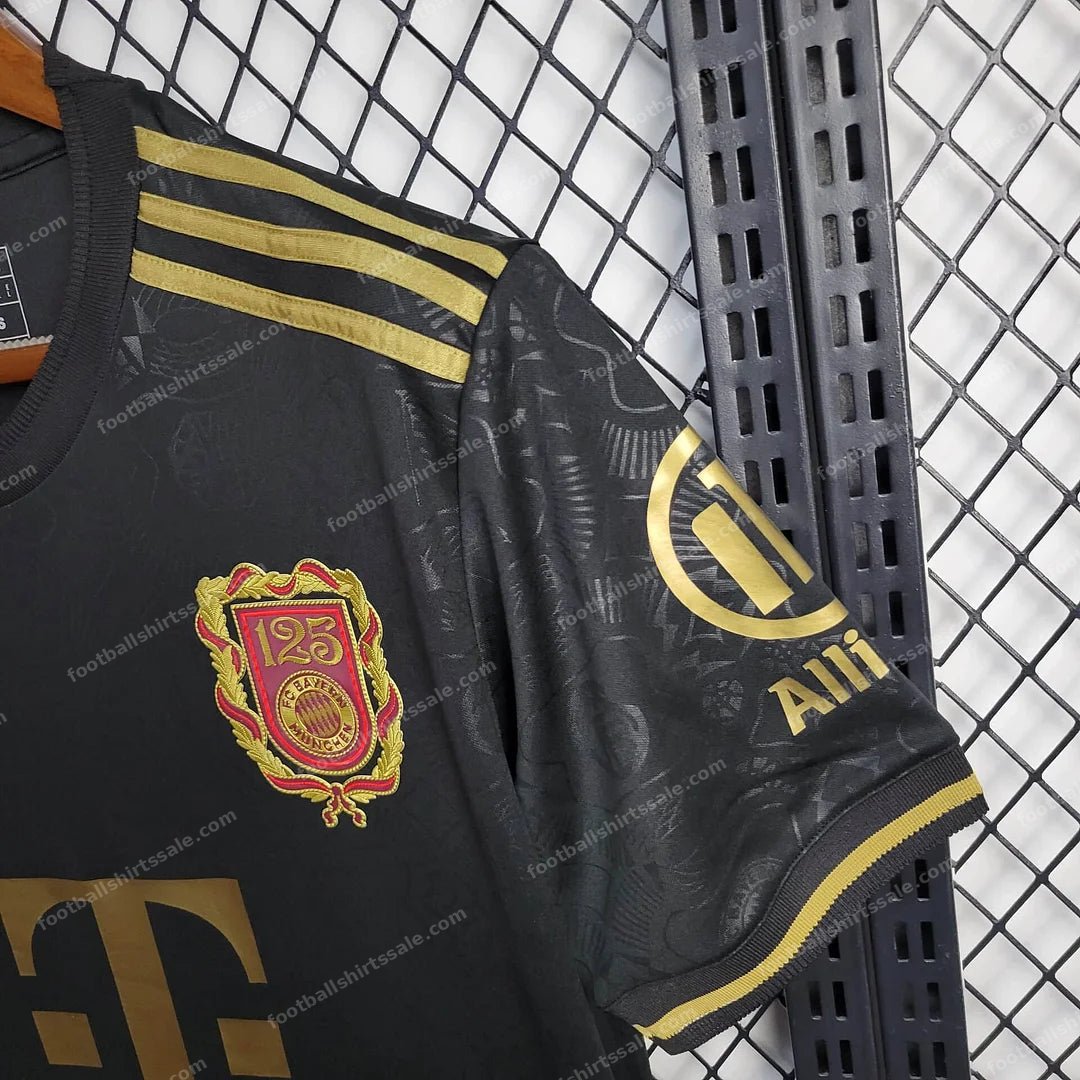 2025/2026 Bayern Munich 125th Anniversary Black Edition Football Shirt - Detail 7