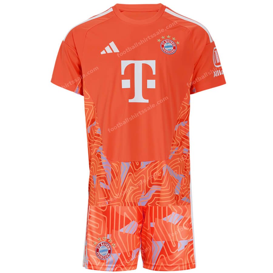Bayern Munich Goalkeeper Kids Kit 26/27 – Orange