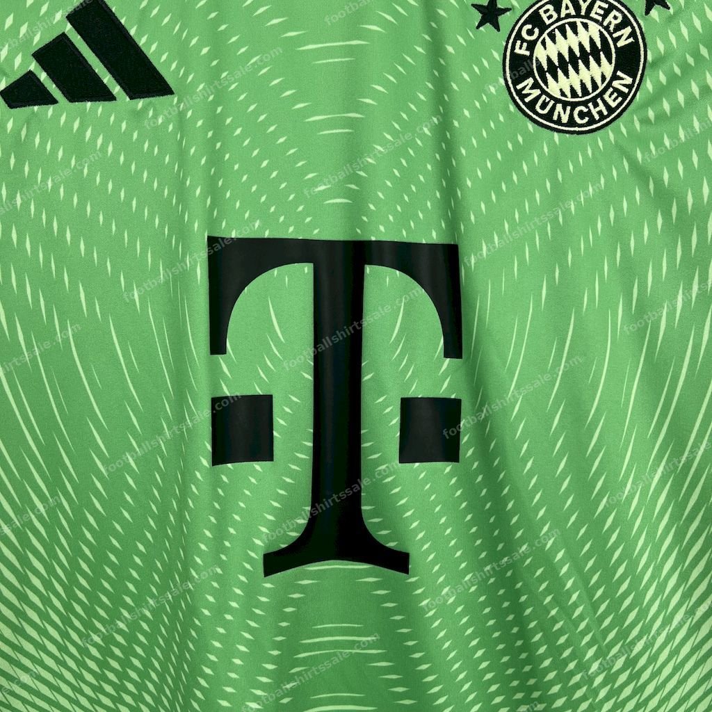 2025/2026 Bayern Munich Goalkeeper Green Football Jersey - Detail 6