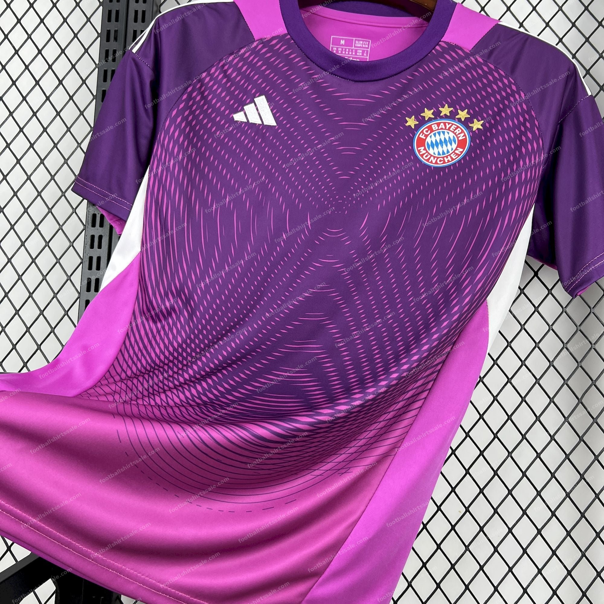 2025/2026 Bayern Munich Goalkeeper Purple Football Jersey - Detail 1