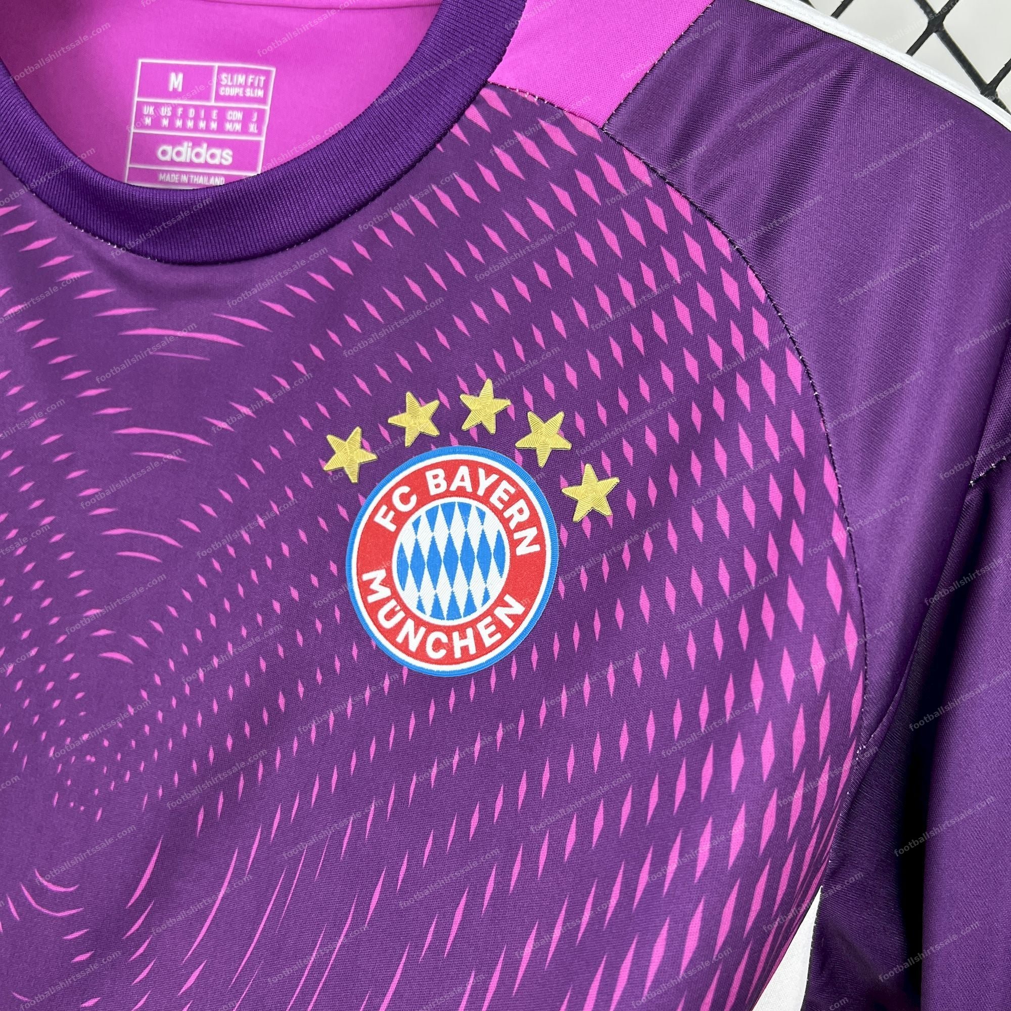 2025/2026 Bayern Munich Goalkeeper Purple Football Jersey - Detail 5