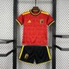 2026 Belgium Home World Cup Football Shirt Kids Size