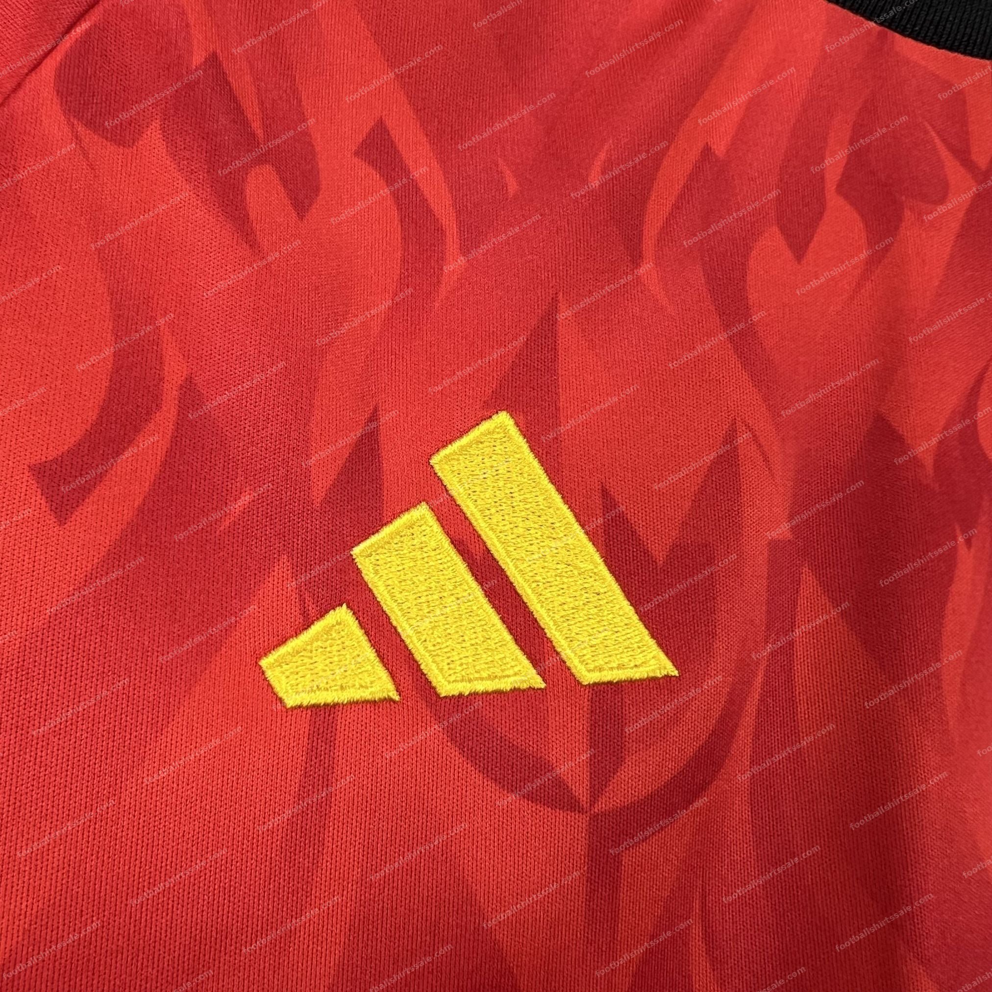 2026 Belgium Home World Cup Football Shirt Kids Size - Detail 2