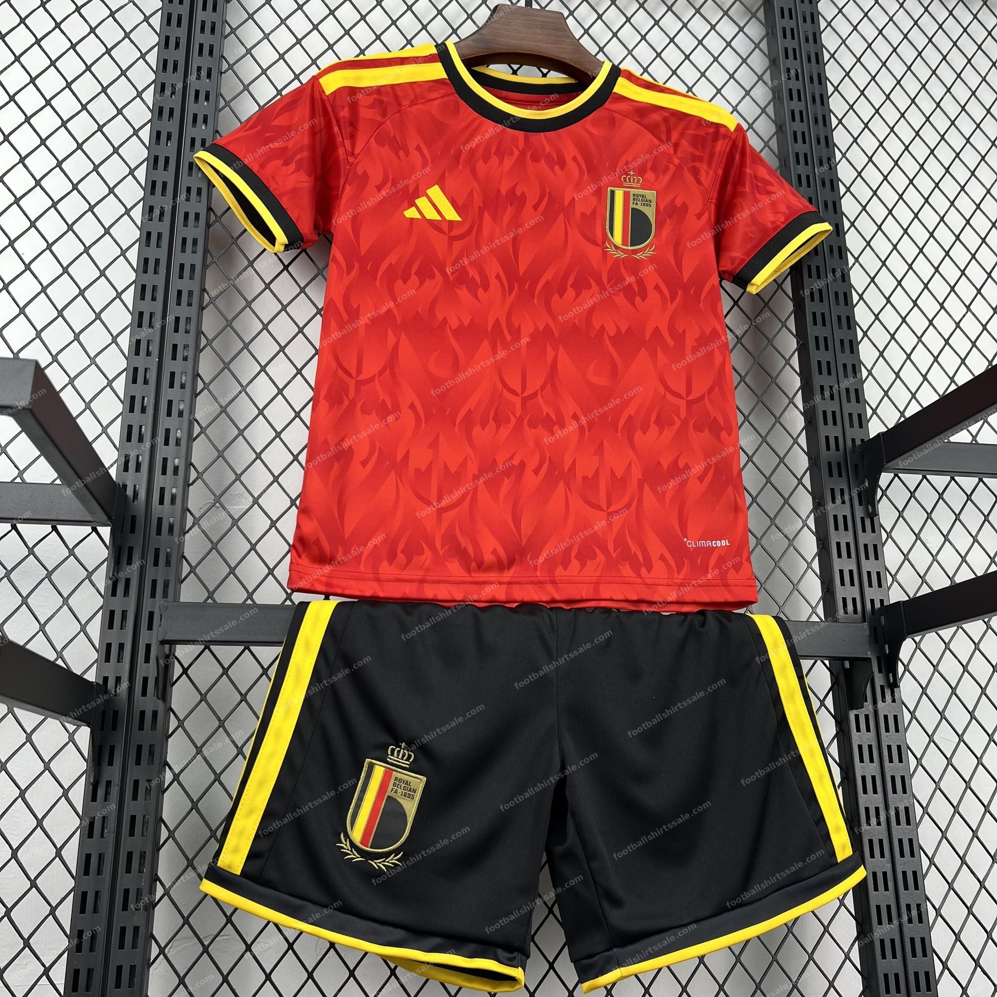 2026 Belgium Home World Cup Football Shirt Kids Size - Detail 4