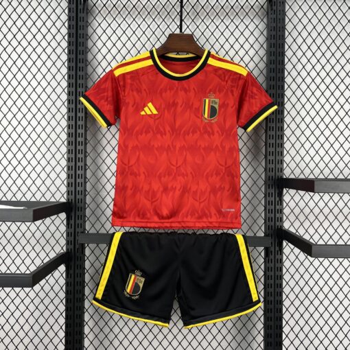 2026 Belgium Home World Cup Football Shirt Kids Size