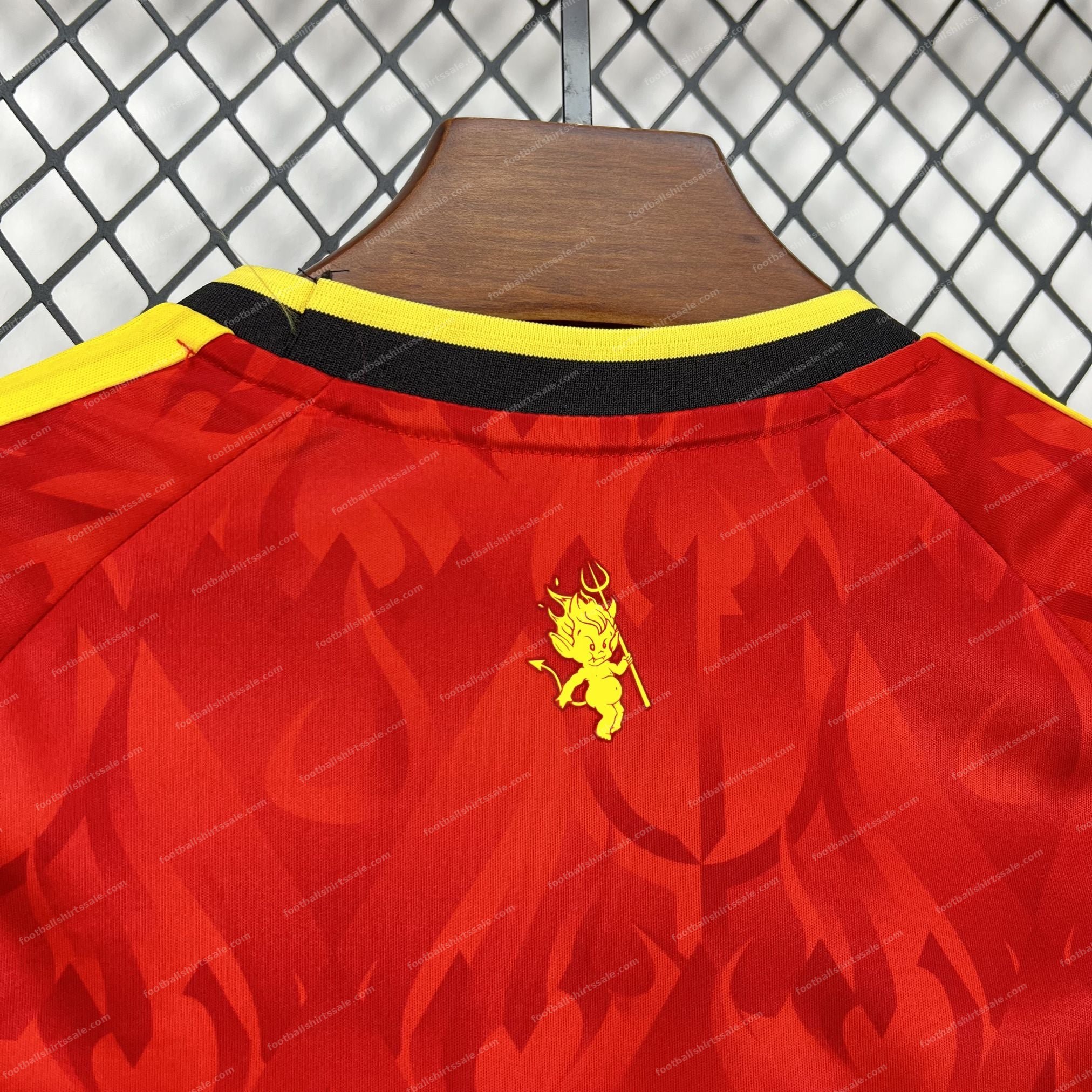2026 Belgium Home World Cup Football Shirt Kids Size - Detail 6