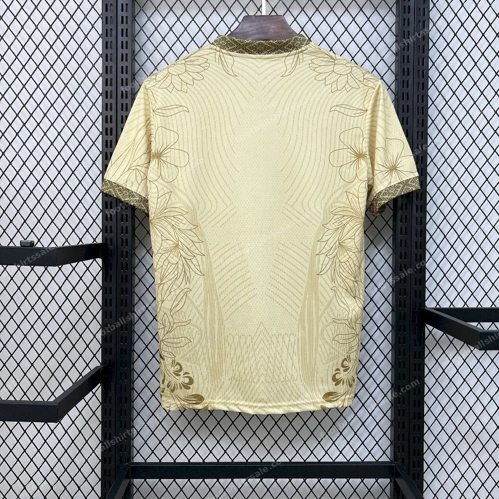 2026 Brazil Arara Aurora Gold Special Edition Football Shirt - Detail 1