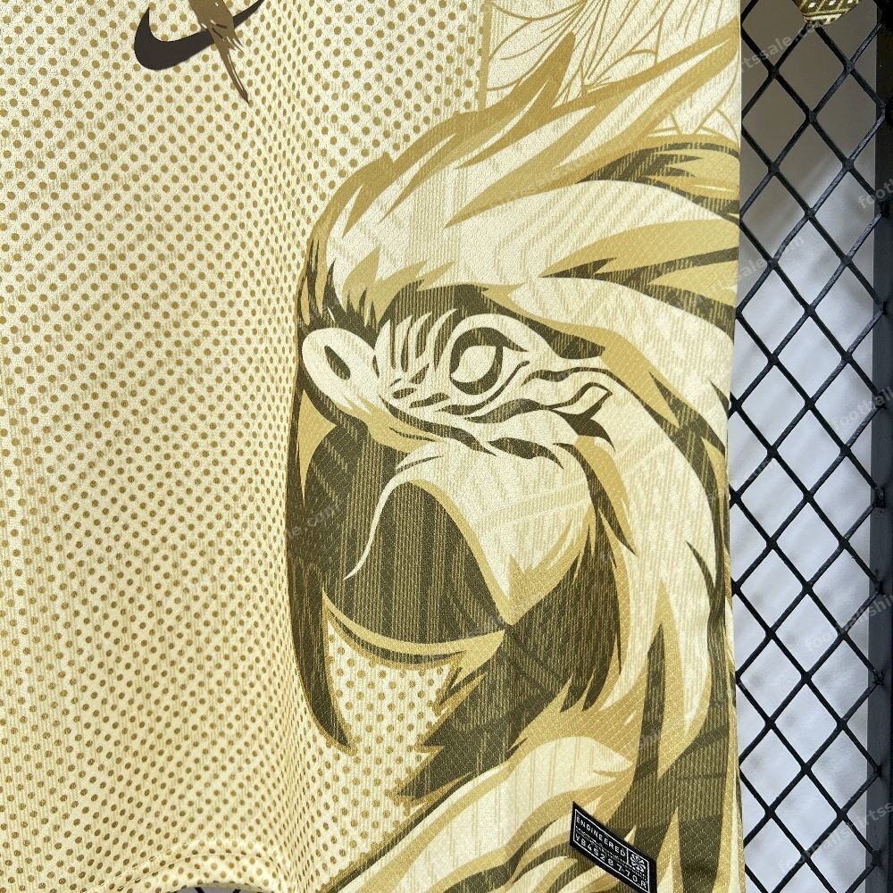 2026 Brazil Arara Aurora Gold Special Edition Football Shirt - Detail 2