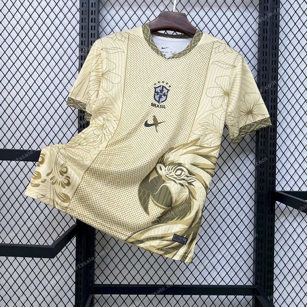 2026 Brazil Arara Aurora Gold Special Edition Football Shirt