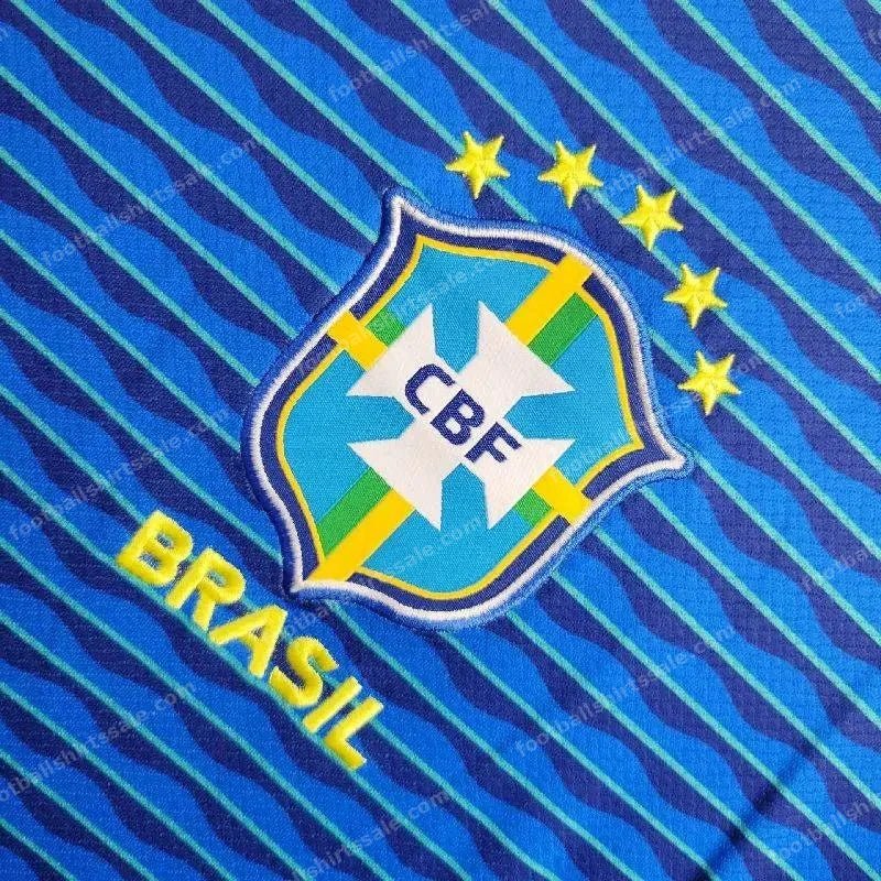 2024 Brazil Away Soccer Jersey - Detail 7