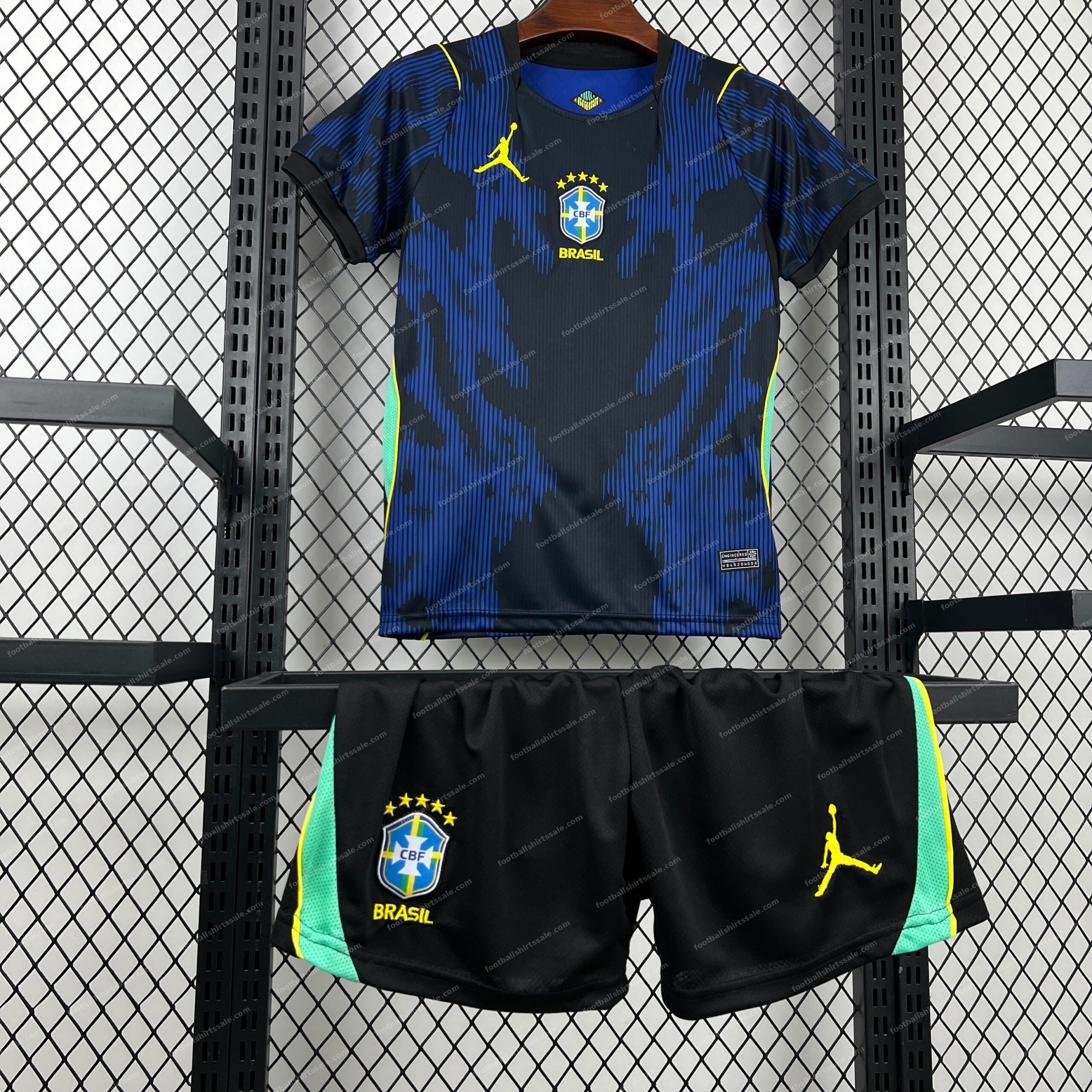 2026 Brazil Away World Cup Football Shirt Kids Size - Detail 2