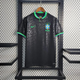 Brazil 2024 Black Leopard Special Edition Football Shirt