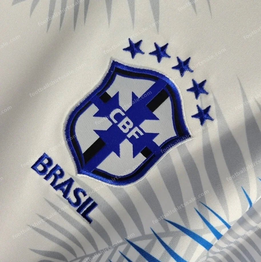 2022 Brazil Blue Beach Football Jersey - Detail 3