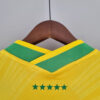 2022 Brazil Classic Soccer Jersey Yellow - Detail 2