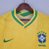 2022 Brazil Classic Soccer Jersey Yellow - Detail 3