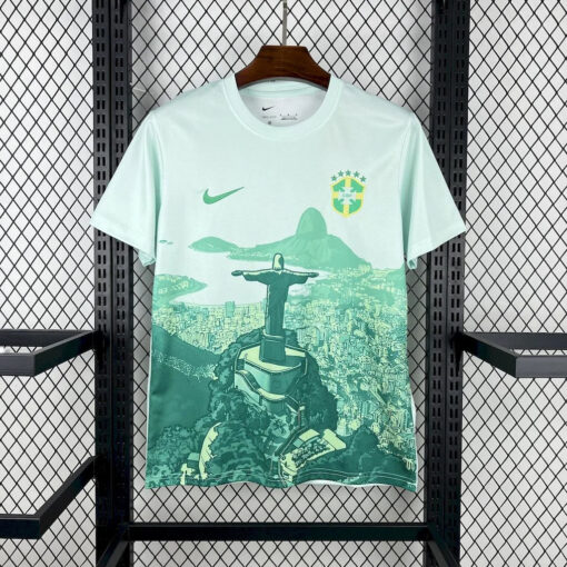 2026 Brazil Green Rio Special Edition Football Shirt