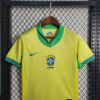 2024 Brazil Home Football Shirt Kids Size 1:1 - Detail 2
