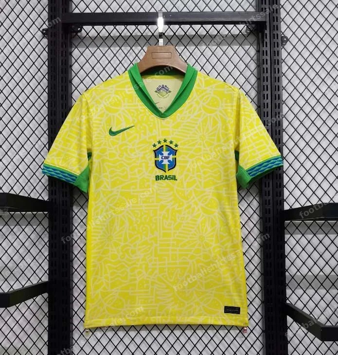 2024 Brazil Home Soccer Jersey