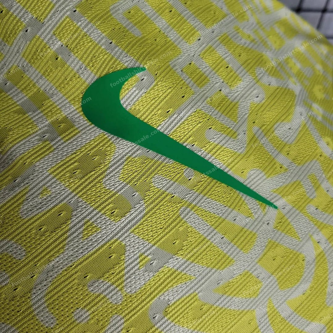 2024 Brazil Home Soccer Jersey – Player Version - Detail 3