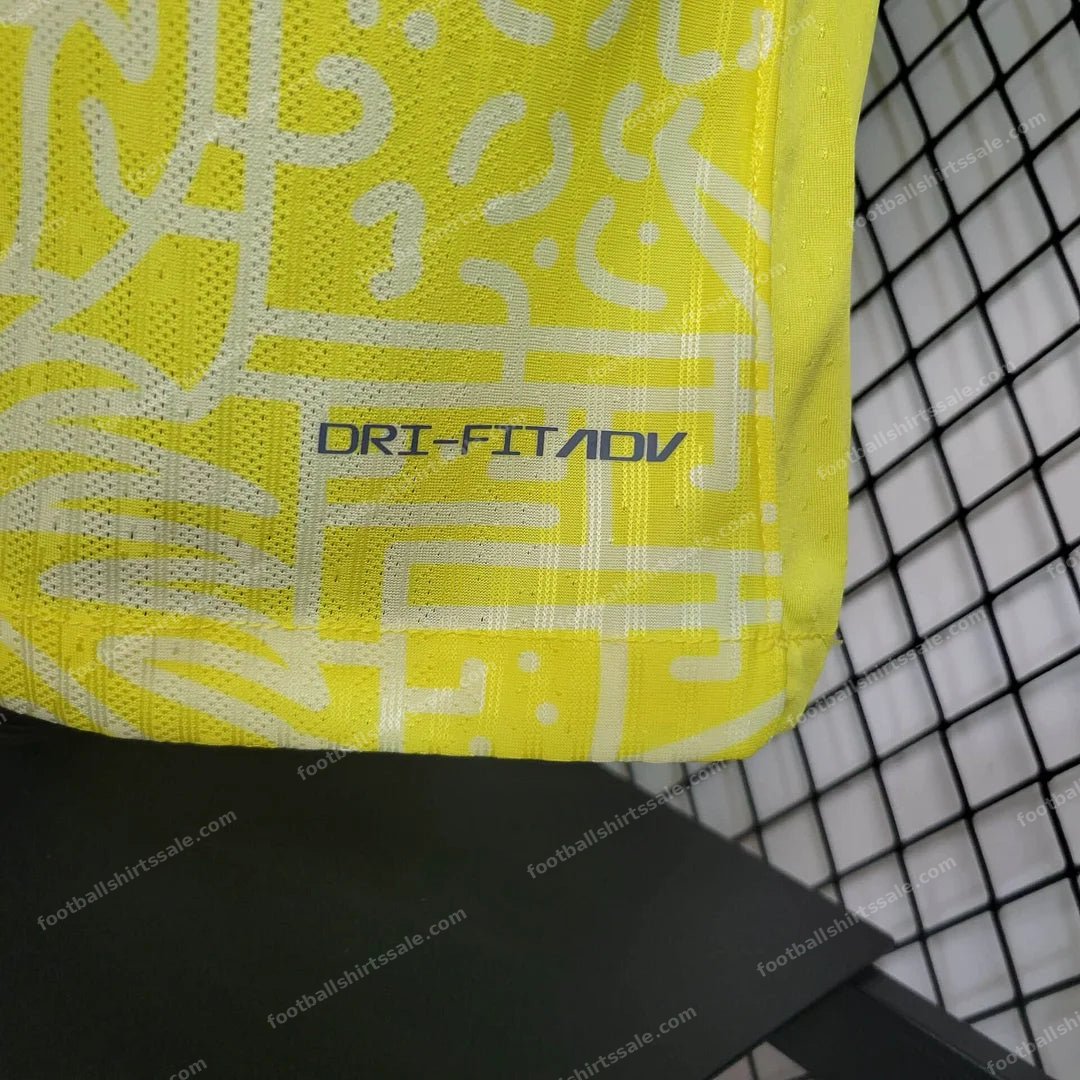2024 Brazil Home Soccer Jersey – Player Version - Detail 5