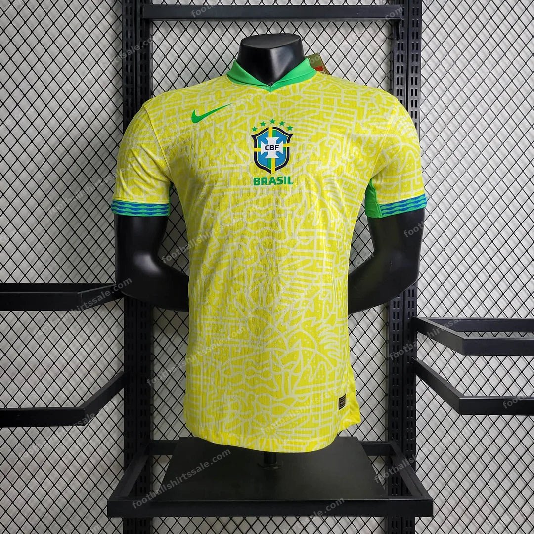 2024 Brazil Home Soccer Jersey – Player Version
