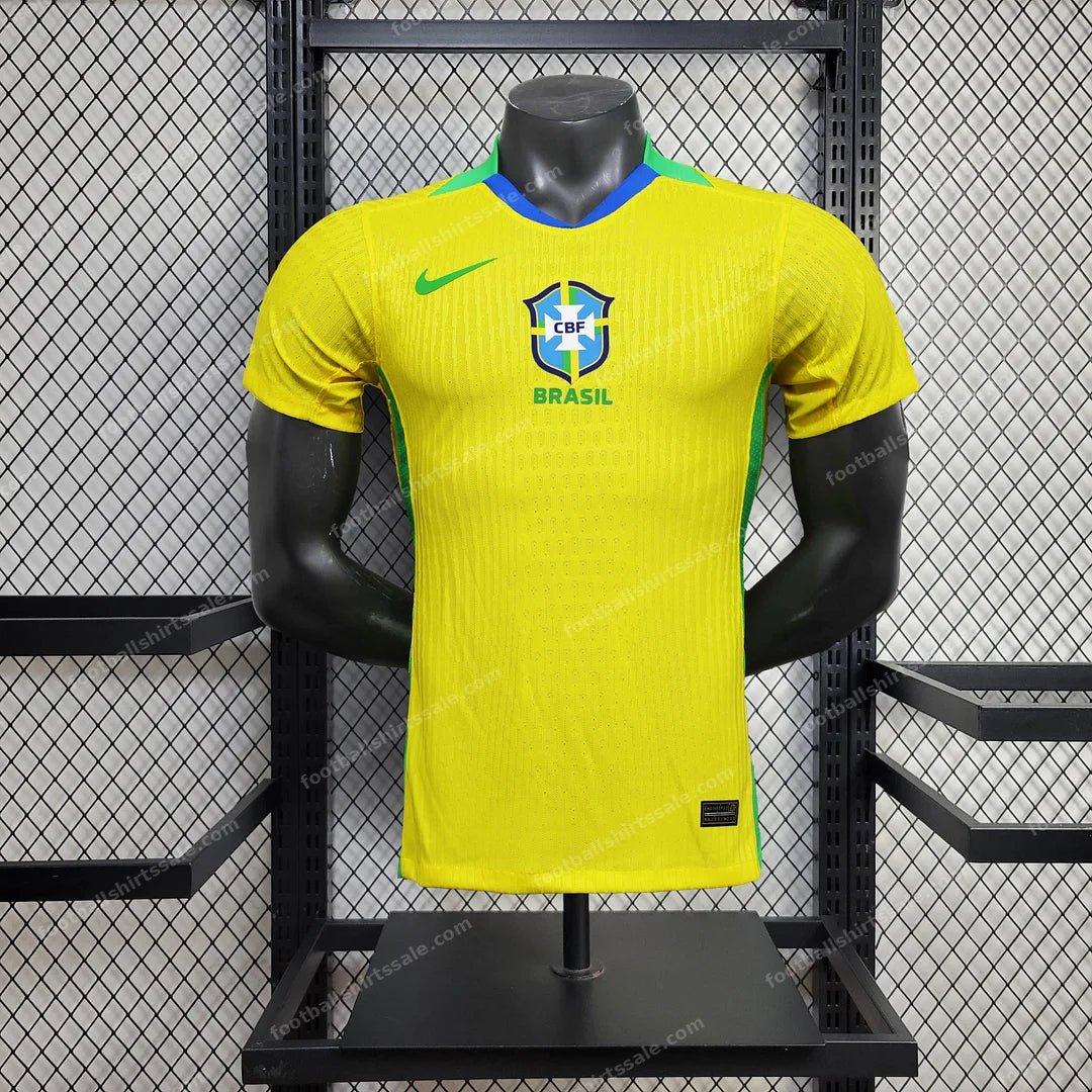 2025 Brazil Home Soccer Jersey – Player Version