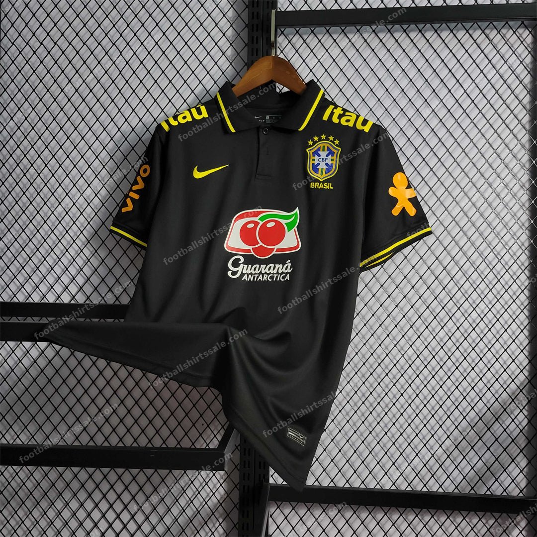 Brazil POLO Black Shirt - Detail 2