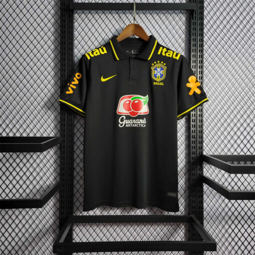 Brazil POLO Black Shirt