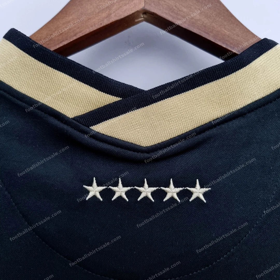 2022 Brazil Special Edition Black Soccer Jersey - Detail 4