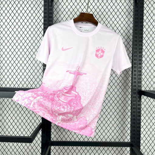 2026 Brazil Special Edition Pink Rio Football Shirt