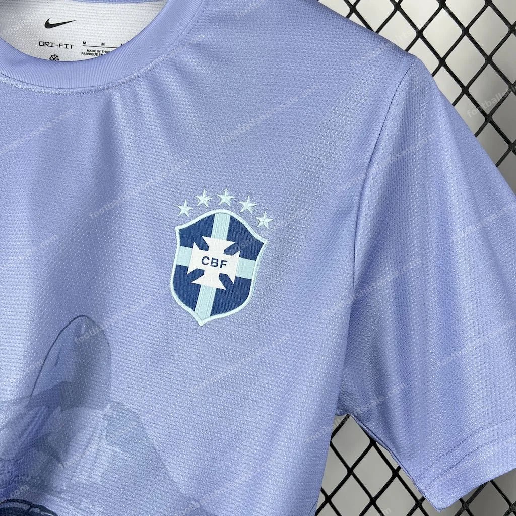 2026 Brazil Special Edition Purple Rio Football Shirt - Detail 3