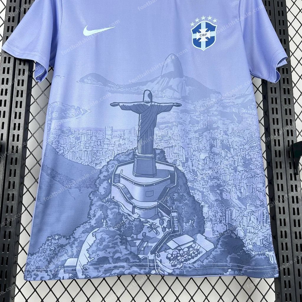 2026 Brazil Special Edition Purple Rio Football Shirt - Detail 4