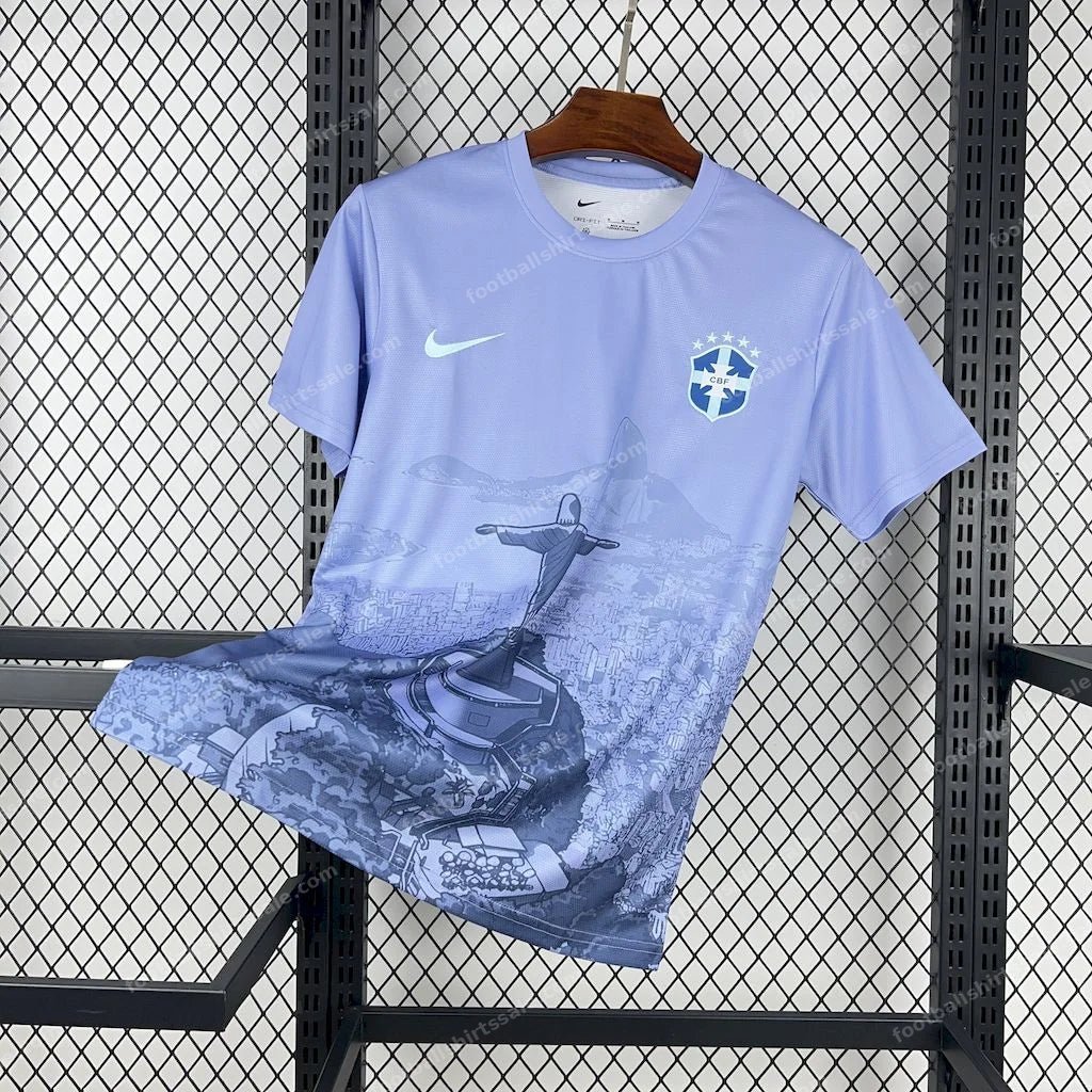 2026 Brazil Special Edition Purple Rio Football Shirt