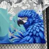 2025/2026 Brazil Special Edition White Blue Parrot Football Shirt - Detail 4