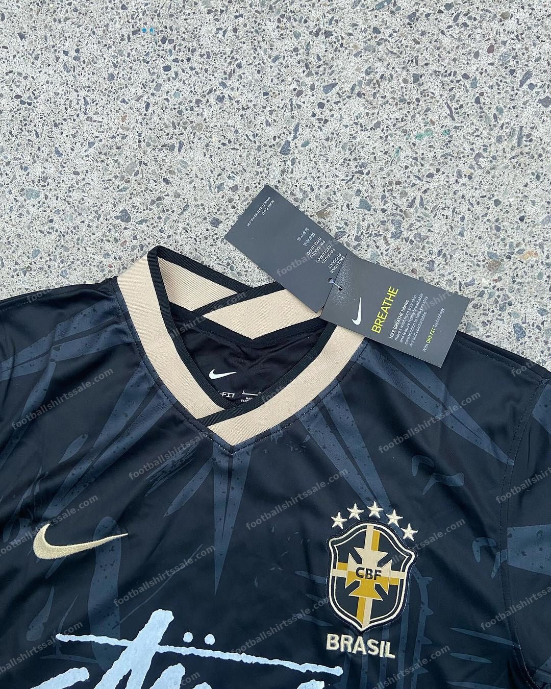 Brazil 2022 Stussy x Special Edition Jersey - Detail 2