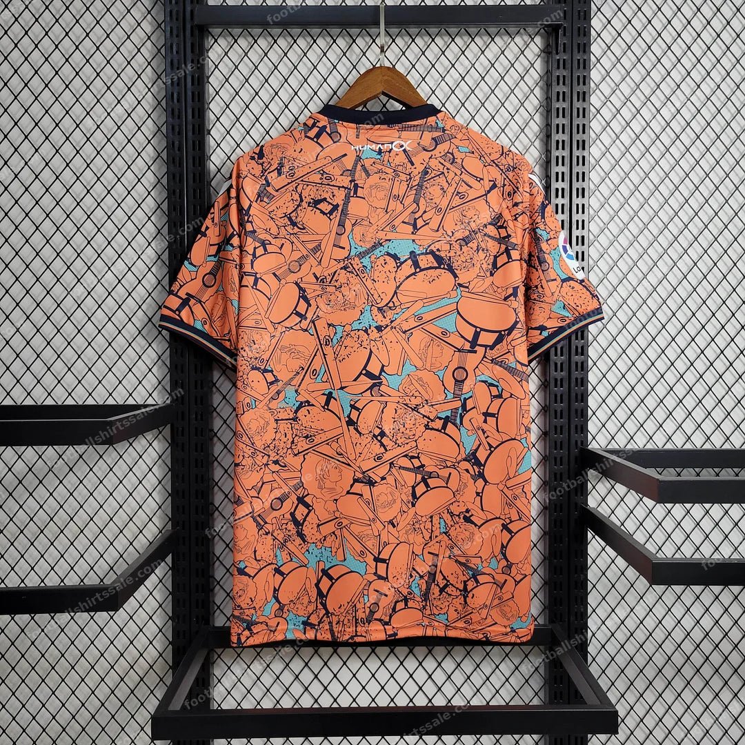 2022/2023 Cádiz Carnival Special Edition Orange Football Shirt 1:1 Thai Quality - Detail 1