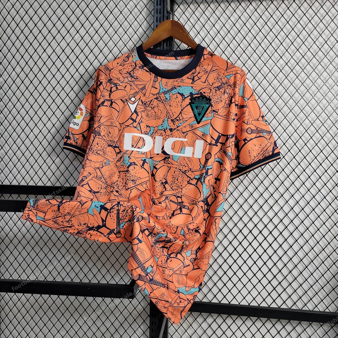 2022/2023 Cádiz Carnival Special Edition Orange Football Shirt 1:1 Thai Quality - Detail 2