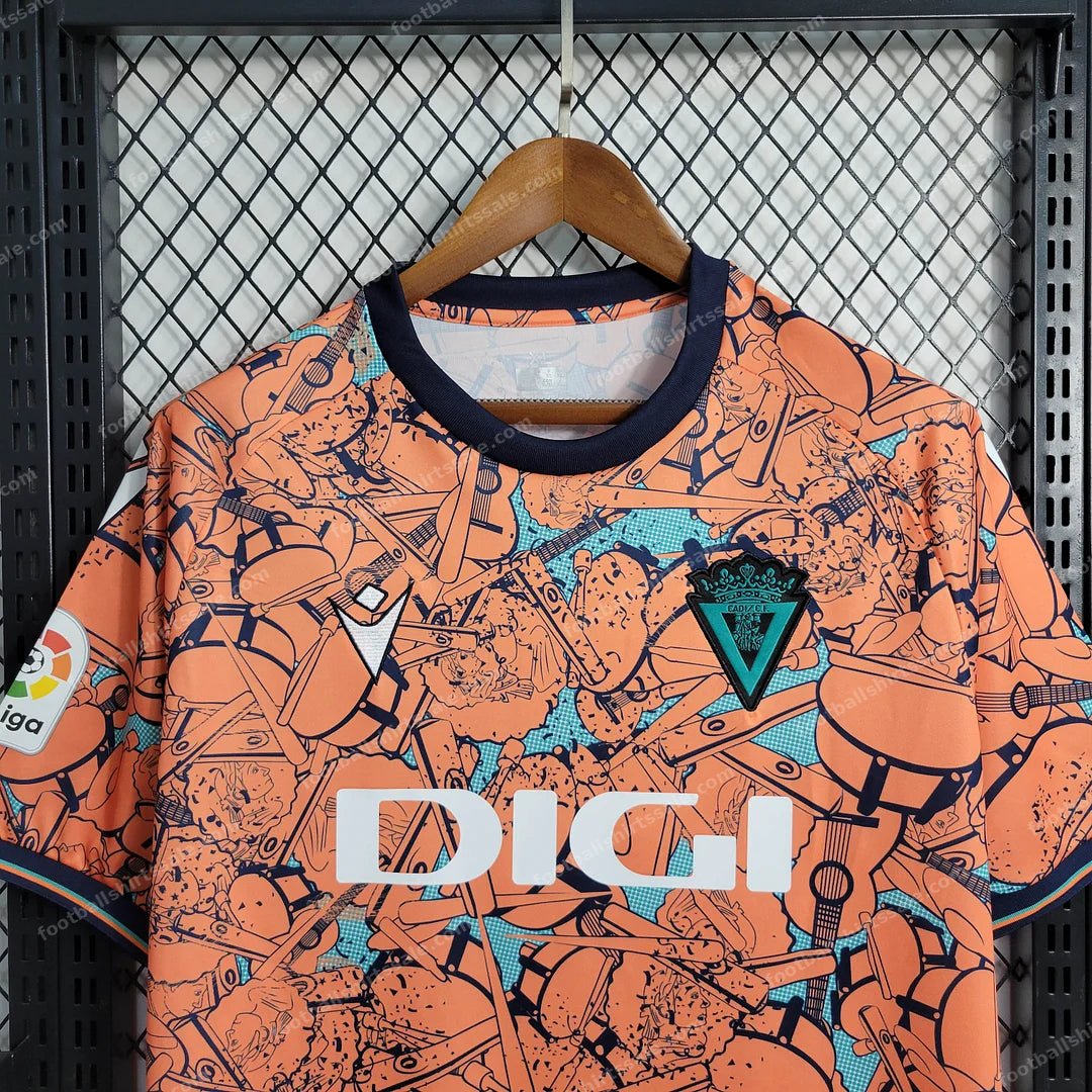 2022/2023 Cádiz Carnival Special Edition Orange Football Shirt 1:1 Thai Quality - Detail 3