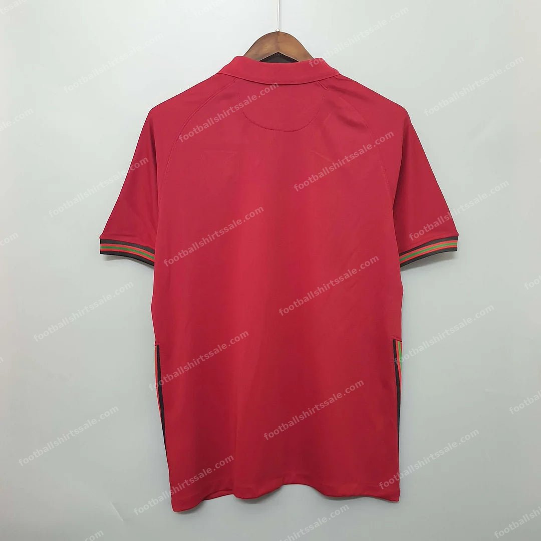 2020 Football Shirt Portugal Red Home - Detail 1