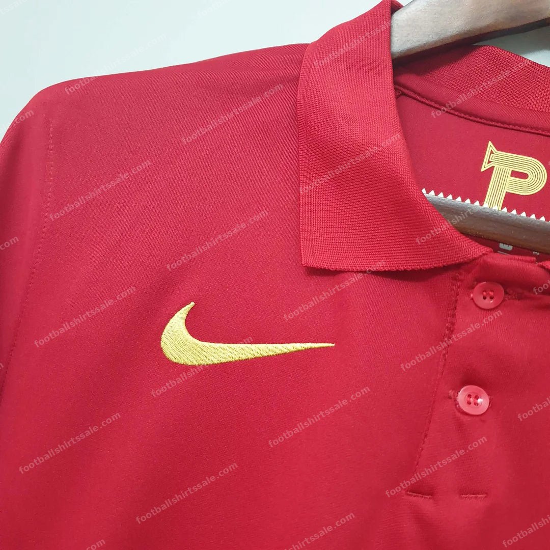 2020 Football Shirt Portugal Red Home - Detail 7