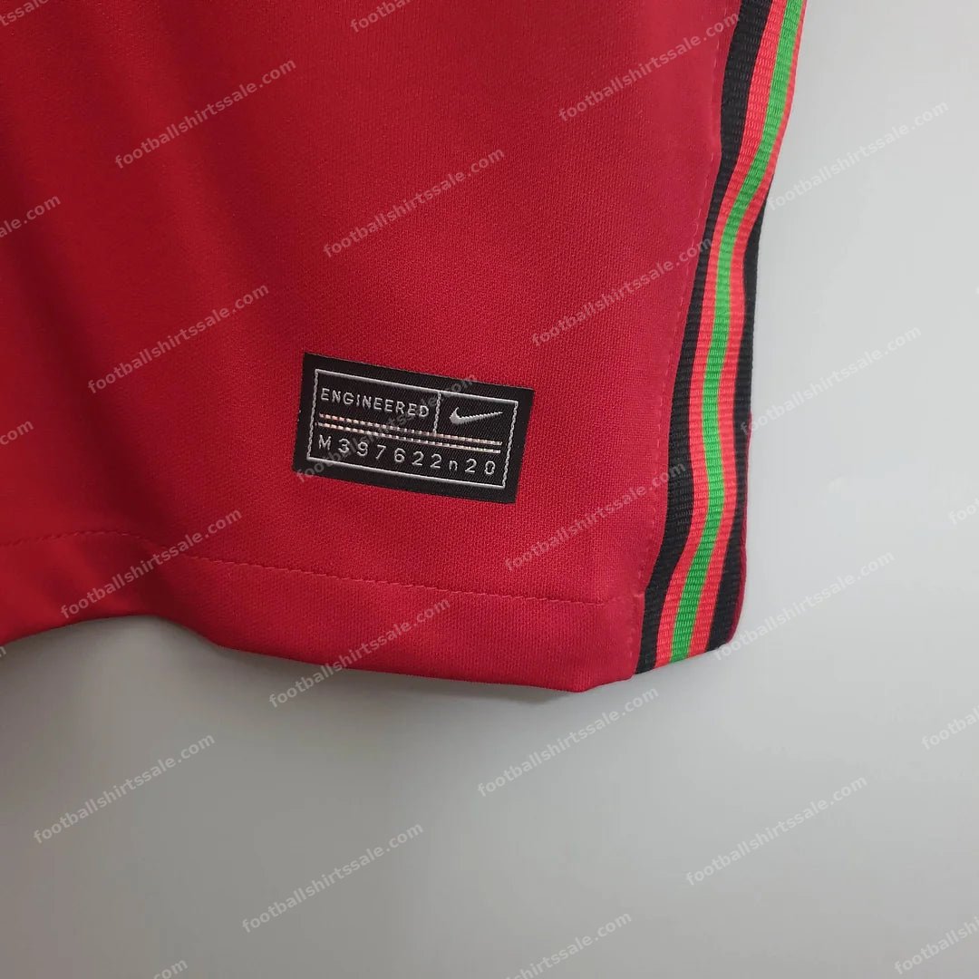 2020 Football Shirt Portugal Red Home - Detail 8