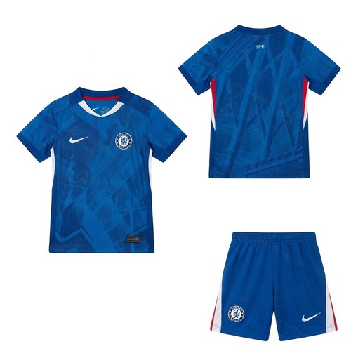 Chelsea Home Kids Football Kit 25/26