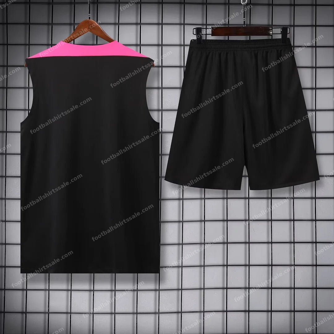 2024/2025 Chelsea Pre-match Training Black Jersey+Shorts 1:1 Thai Quality - Detail 1
