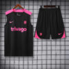 2024/2025 Chelsea Pre-match Training Black Jersey+Shorts 1:1 Thai Quality