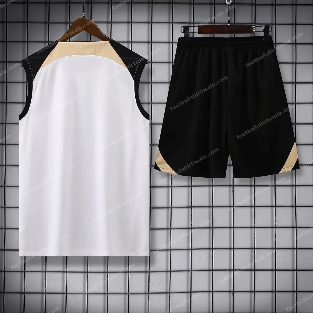 2023/2024 Chelsea pre-match training White Jersey+Shorts 1:1 Thai Quality - Detail 1