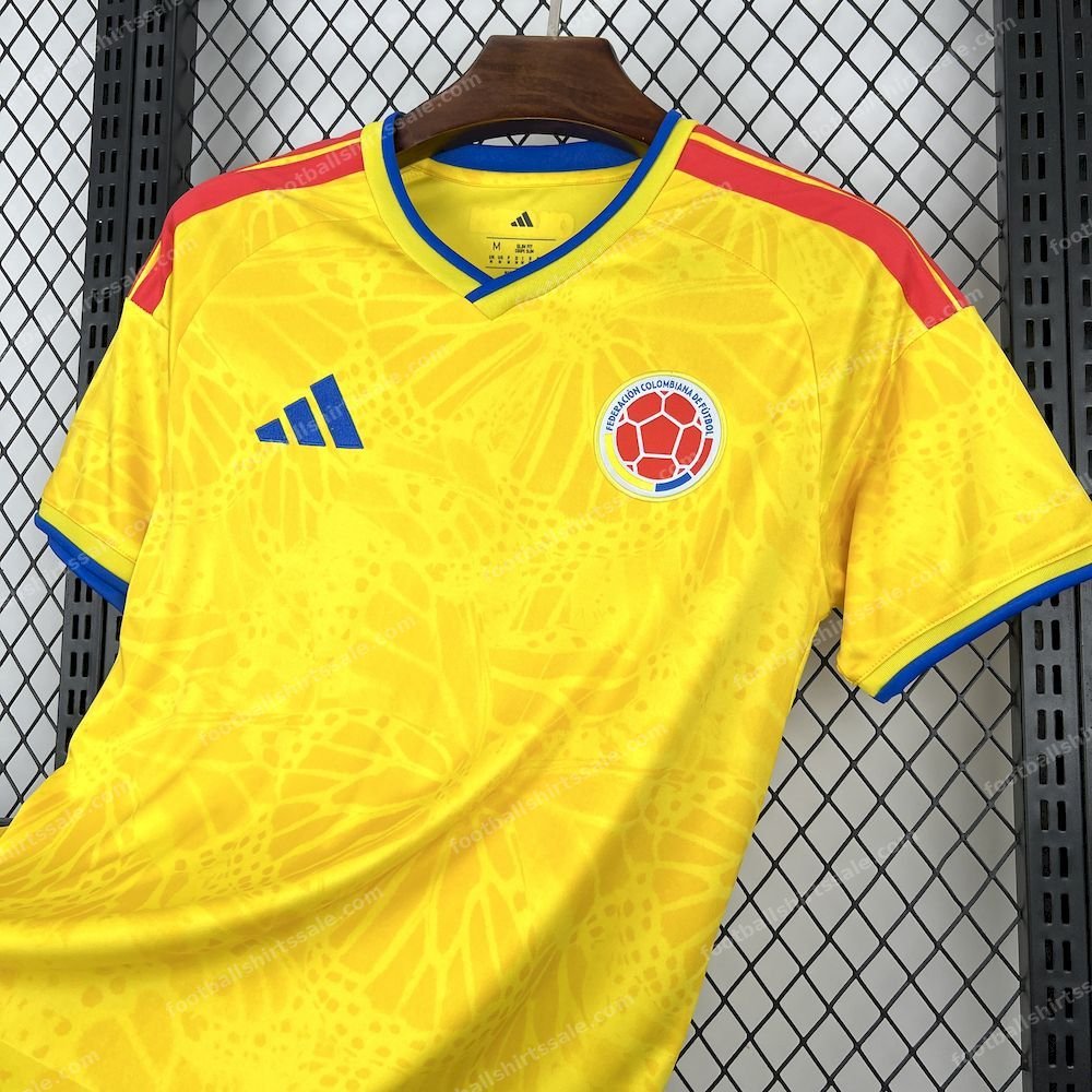 2026 Colombia Home World Cup Football Jersey - Detail 7